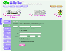 Tablet Screenshot of gobiblio.com